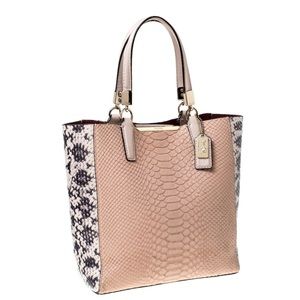 NWT Coach Madison Python Embossed Leather Tote